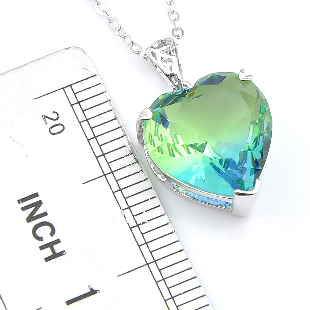 Heart Bi colored Tourmaline Bl - Body Jewelry Australia 评论和价格