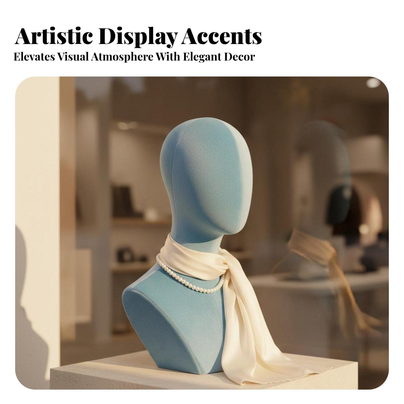 Premium Velvet Covered Mannequ - Body Jewelry Store 评论和价格