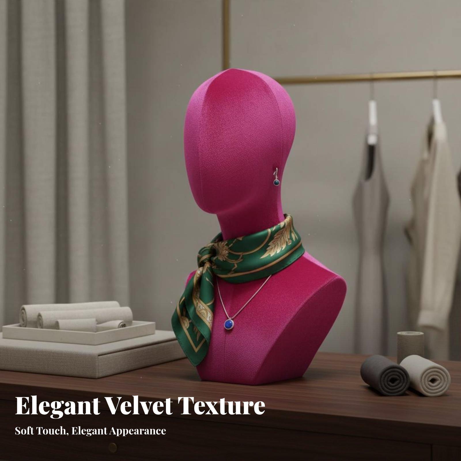 Premium Velvet Covered Mannequ - Body Jewelry Store 评论和价格