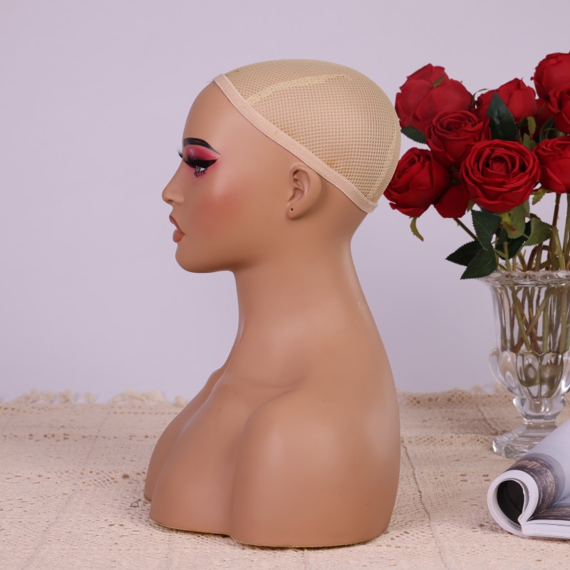 PVC Half Body Mannequin Head w - Body Jewelry Store 评论和价格
