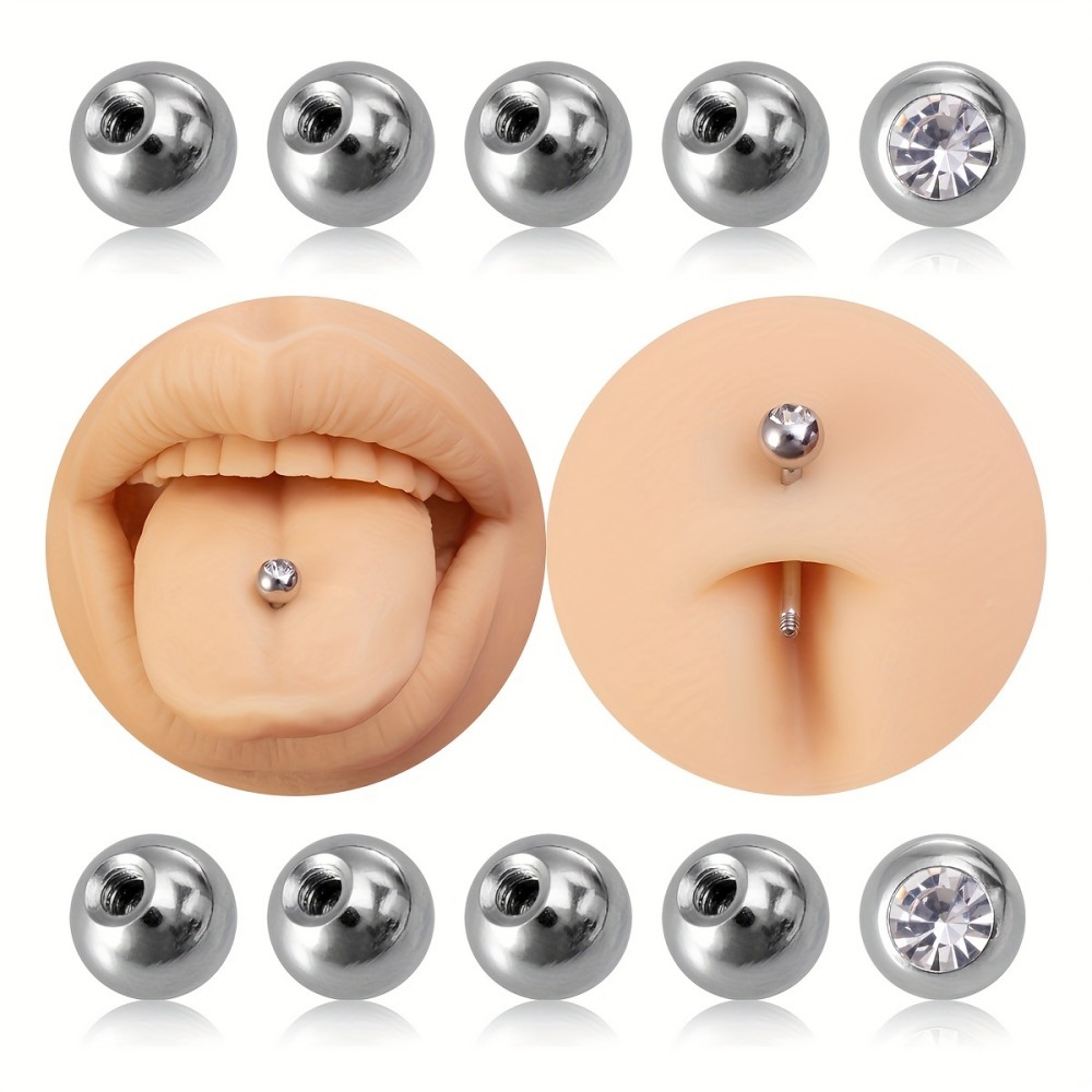 10pcs Piercing Balls 3mm 5mm S - Body Jewelry Store 评论和价格