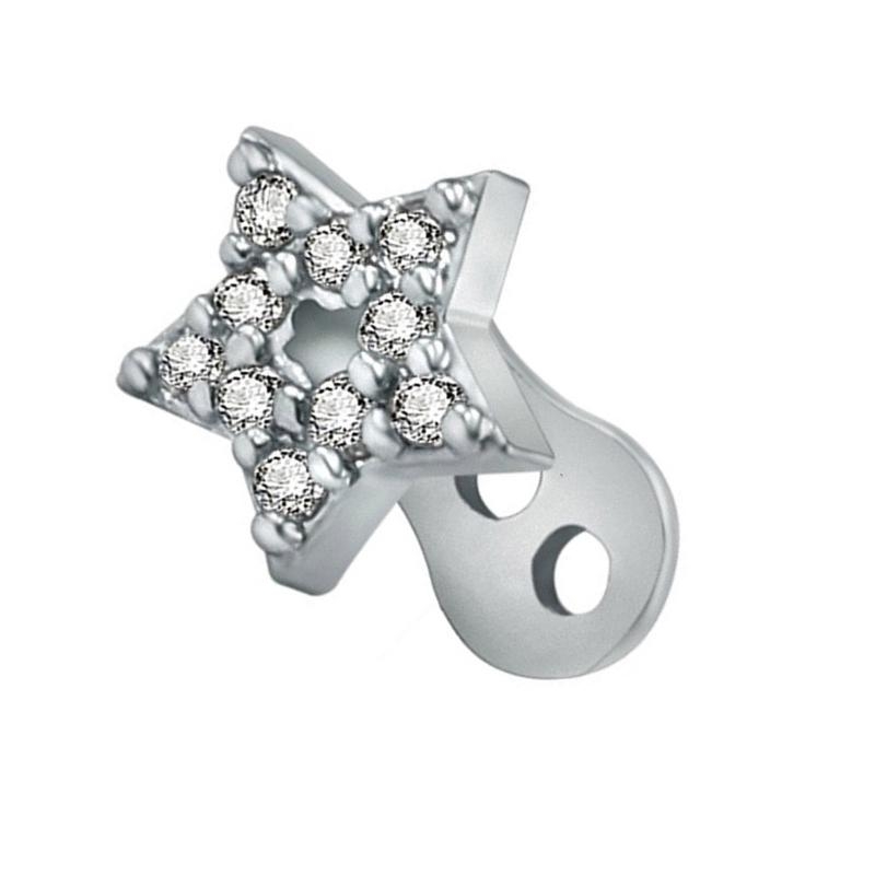 Fashionable Stainless Dermal A - Body Jewelry For Sensitive Skin 评论和价格