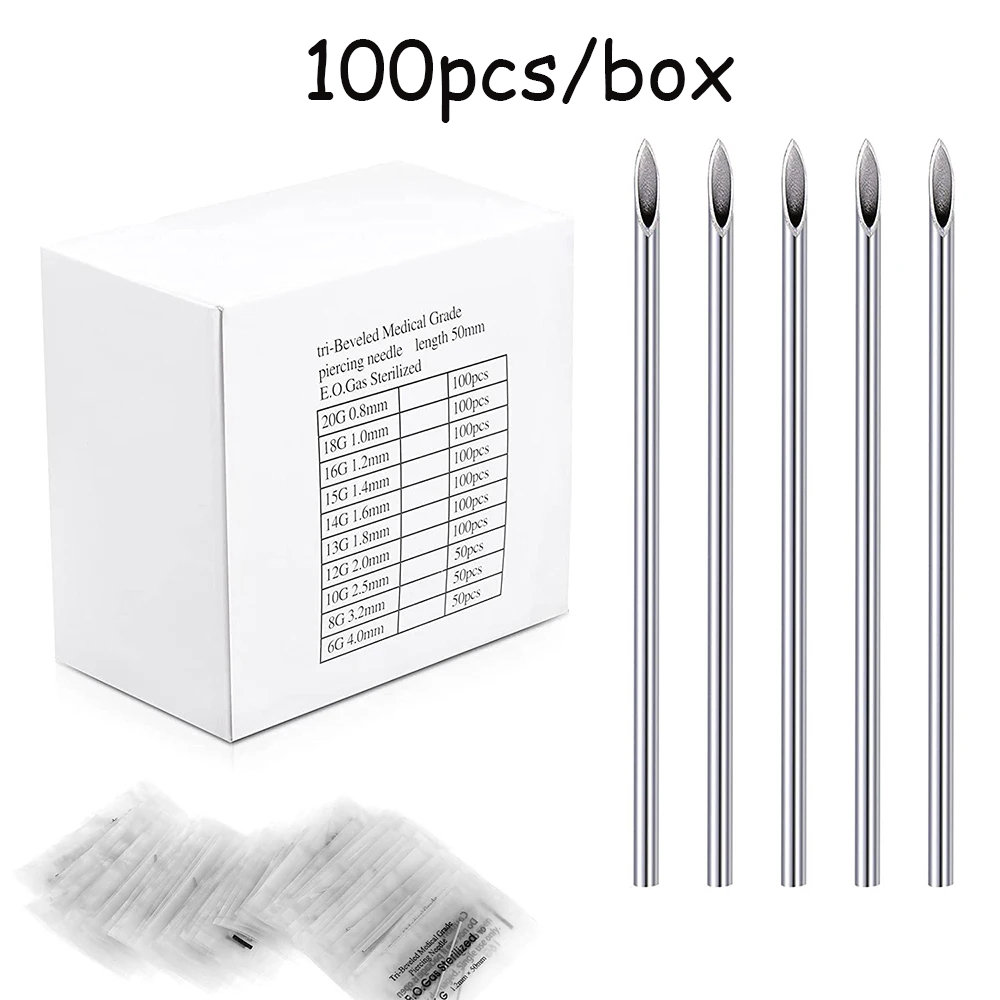 10-1000pcs Body Piercing Needl - Body Jewelry Tattoo 评论和价格