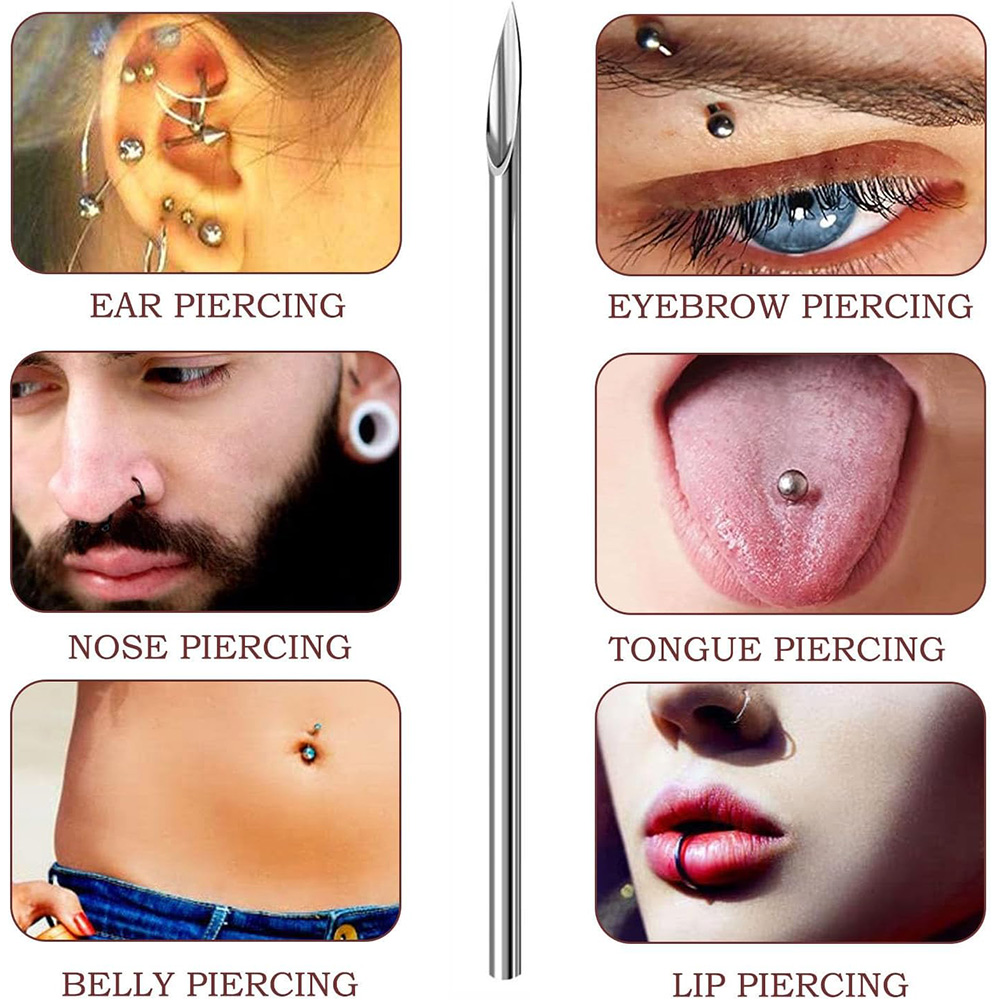 10-1000pcs Body Piercing Needl - Body Jewelry Tattoo 评论和价格