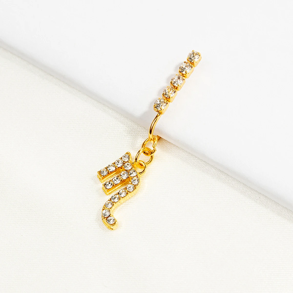 2 Pack Ear Clips Metal Zircon  - Body Jewelry Nose Ring 评论和价格