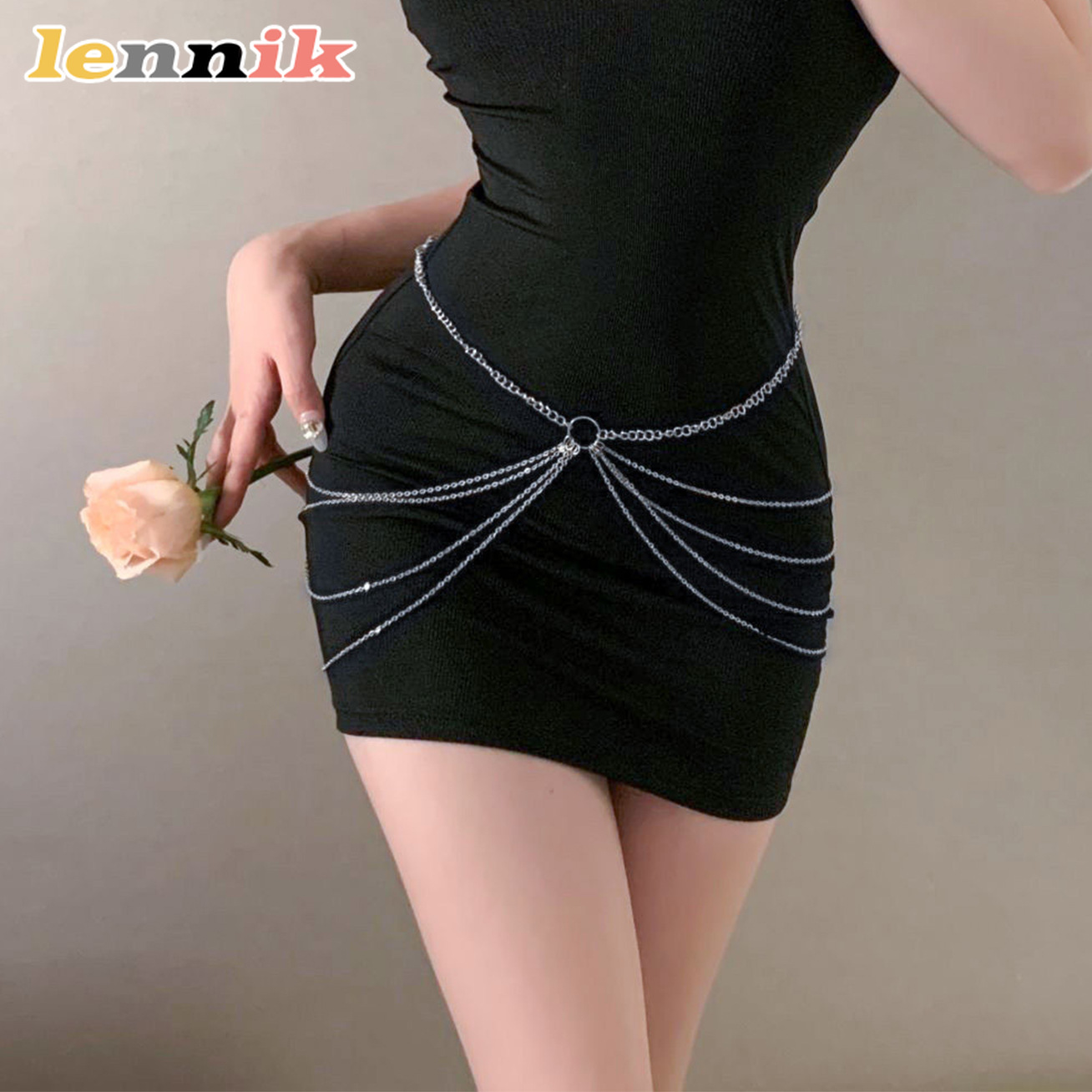 LENNIK Tassel Metal Multi-Laye - Body Jewelry Sale 评论和价格