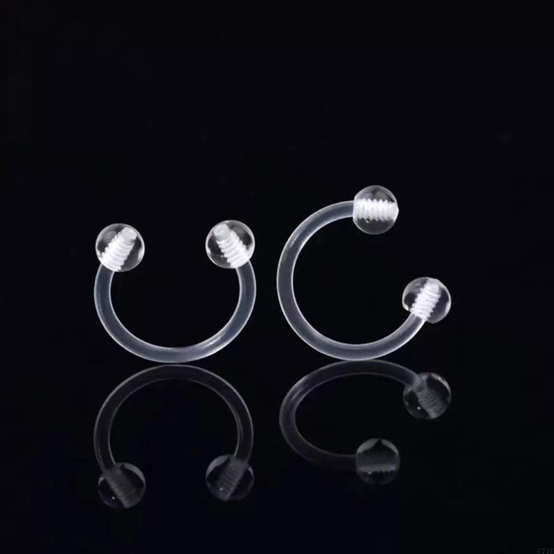  Easy Clean Acrylic Piercing J - Body Jewelry For Sensitive Skin 评论和价格