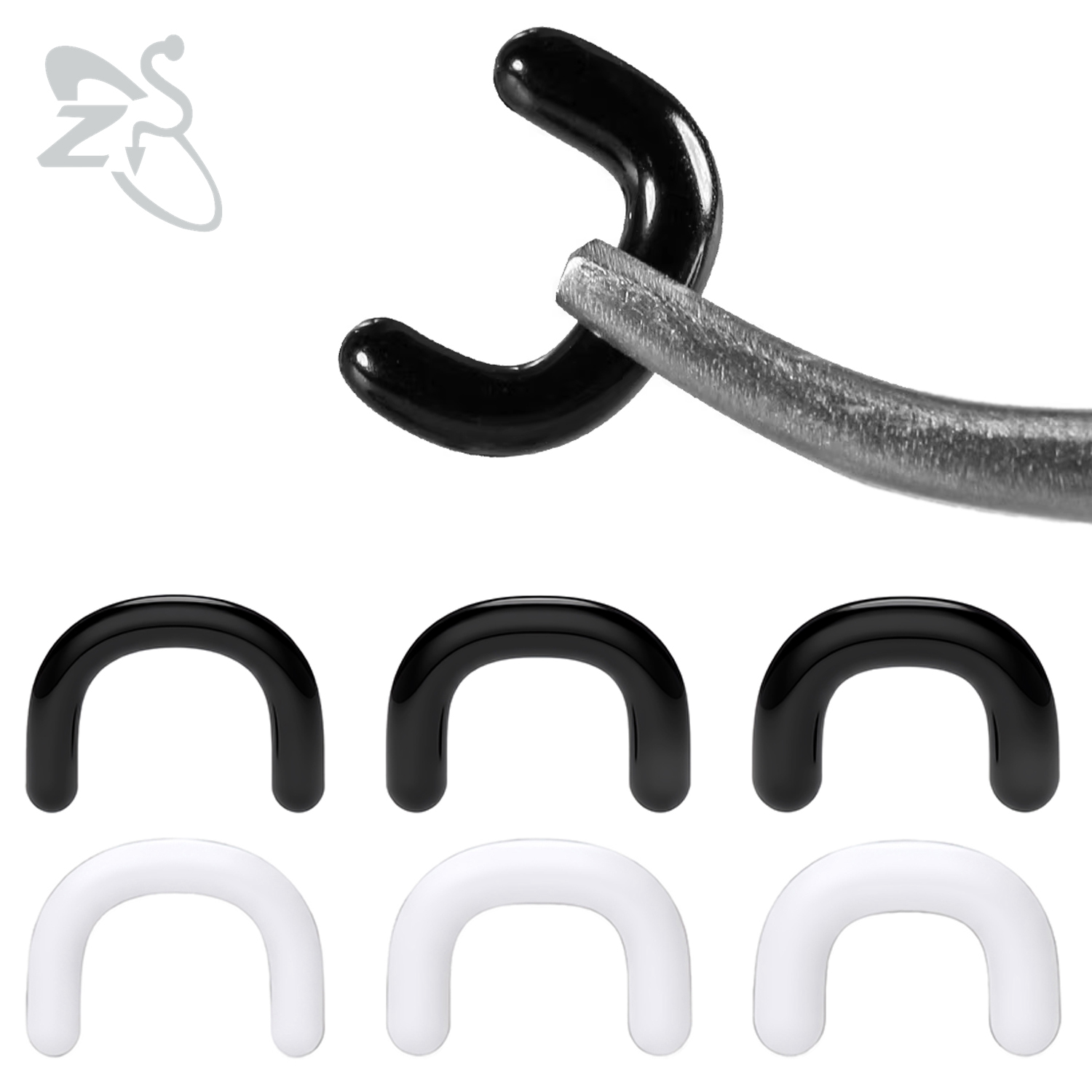 ZS 1 PC U Shape Acrylic Nose R - Zs Body Jewelry 评论和价格