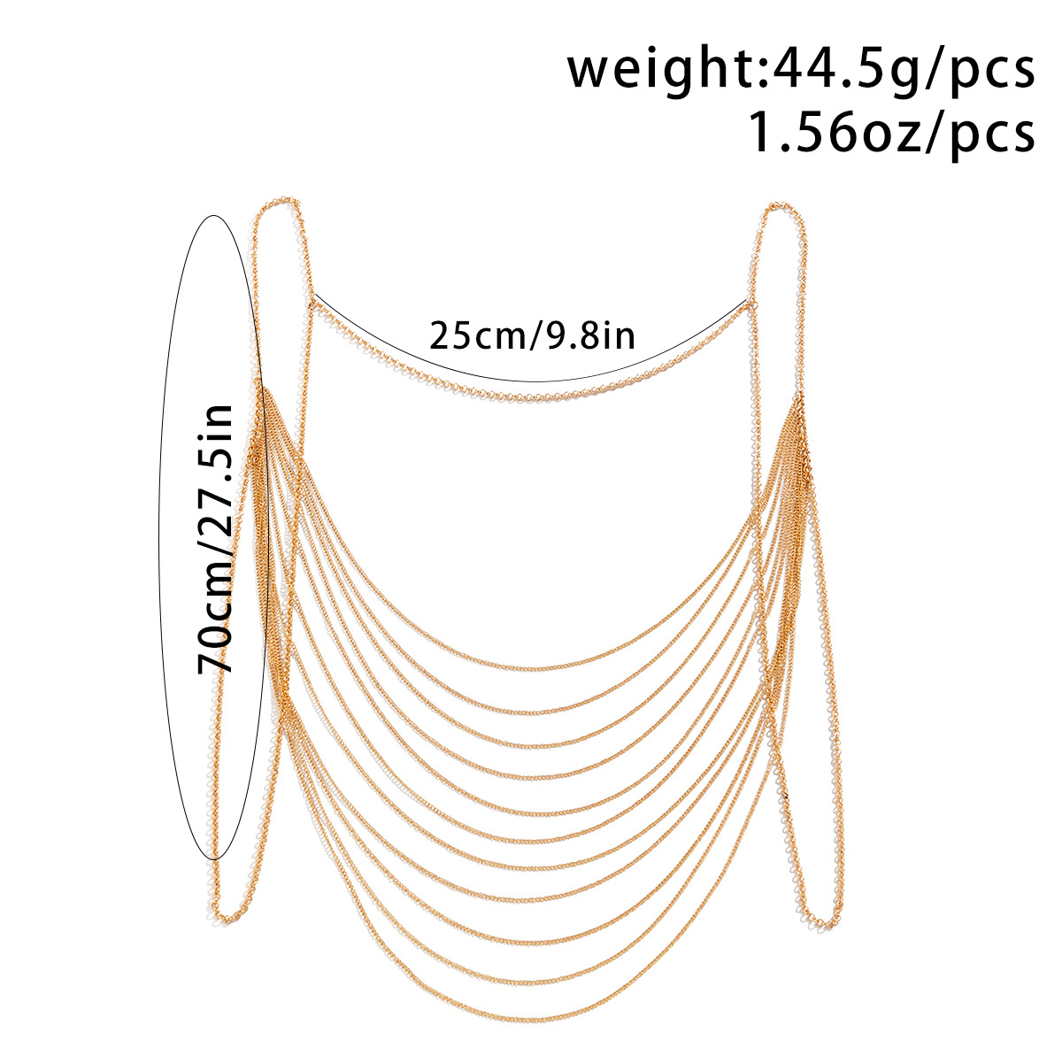 Classic Multi layered Tassel B - Body Jewelry Retainers 评论和价格