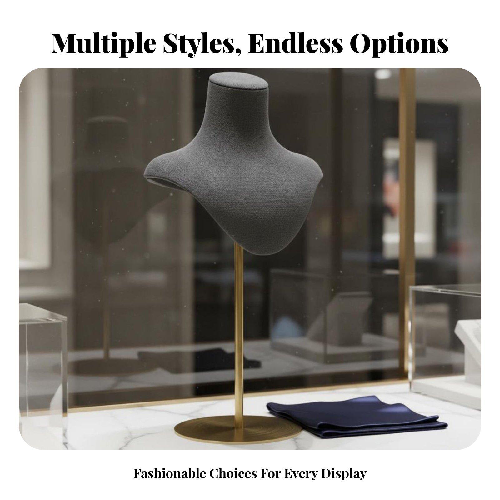 Necklace Display Stand Mannequ - Body Jewelry Store 评论和价格