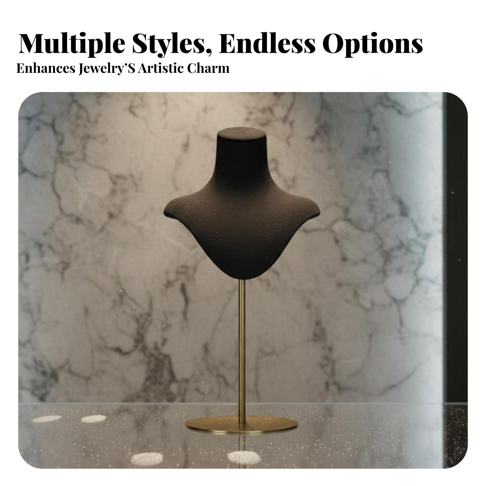 Necklace Display Stand Mannequ - Body Jewelry Store 评论和价格