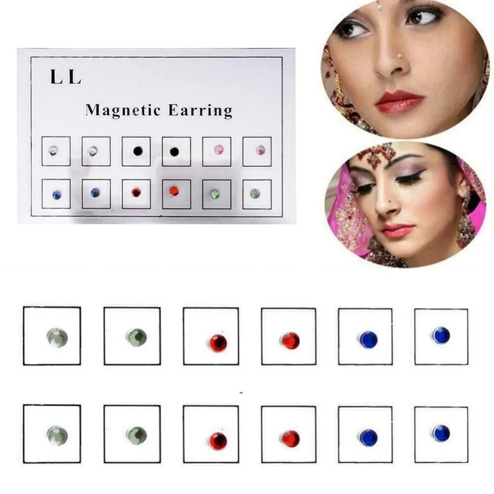 12PCS/Card Fake Cheater Non Pi - Body Jewelry Nose Ring 评论和价格