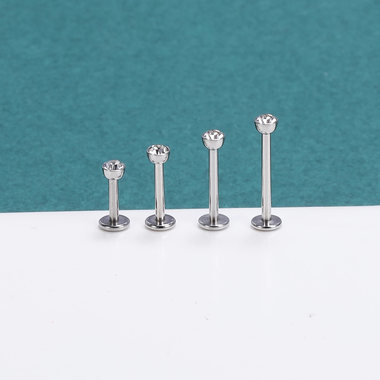 ZS 3PCS/LOT Stainless Steel Tr - Zs Body Jewelry 评论和价格