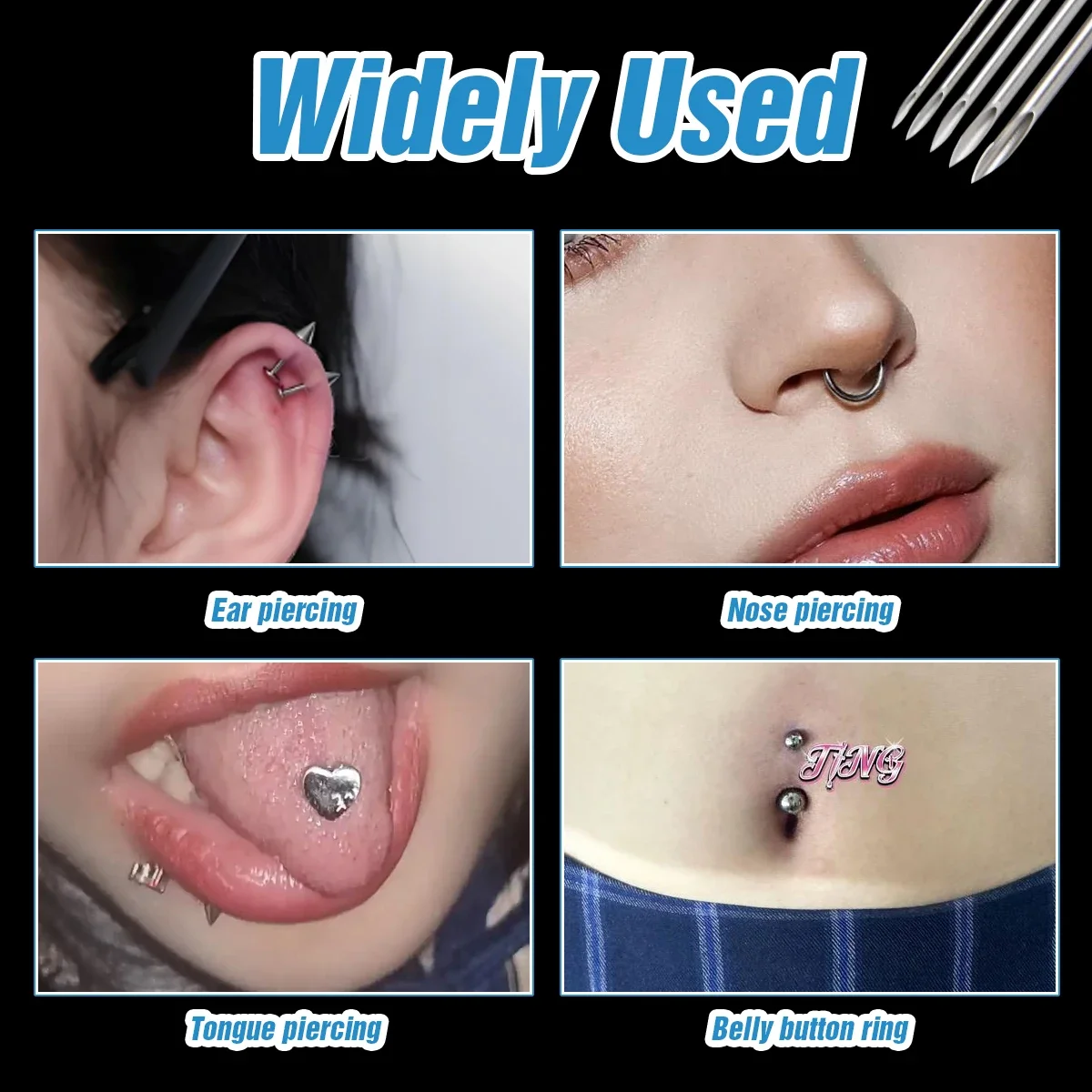 200/100/50/20PCS Narkasy Pierc - Body Jewelry Tattoo 评论和价格