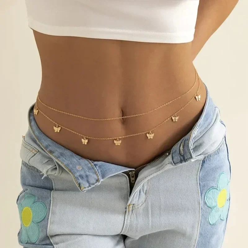 New Charm Sexy Double Layer Bu - Body Jewellery 评论和价格