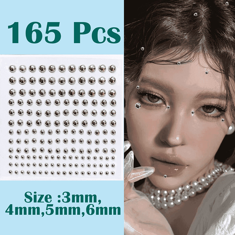 3D Face Eyes Party Makeup Tatt - Body Jewelry Tattoo 评论和价格