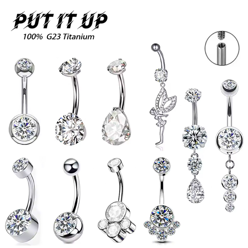 ASTM F136 Titanium 14G Hinged  - Body Jewelry For Sensitive Skin 评论和价格