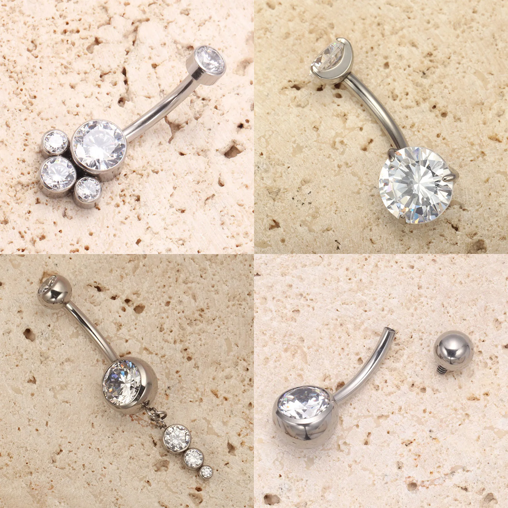 ASTM F136 Titanium 14G Hinged  - Body Jewelry For Sensitive Skin 评论和价格
