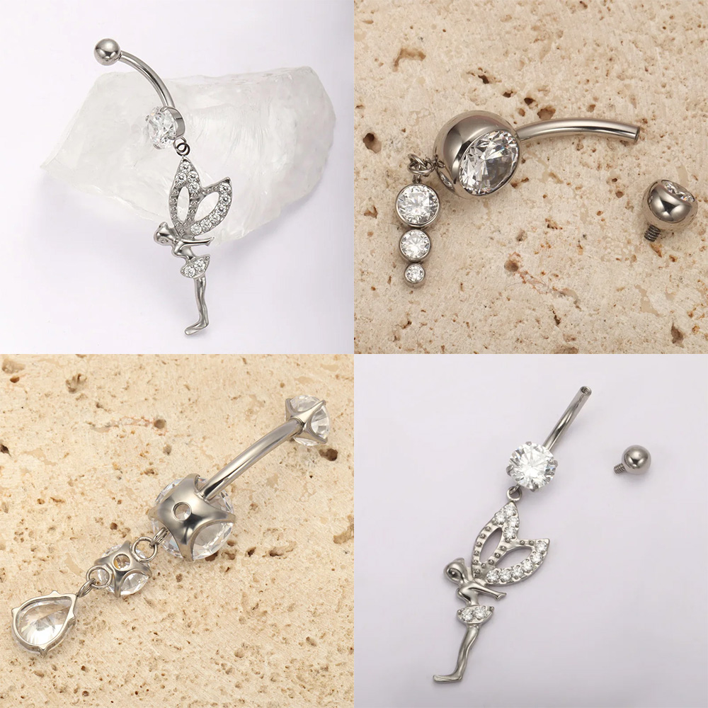 ASTM F136 Titanium 14G Hinged  - Body Jewelry For Sensitive Skin 评论和价格