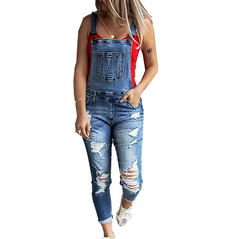 Women Sexy Ripped Hole Denim J - Body Jewelry Plus 评论和价格