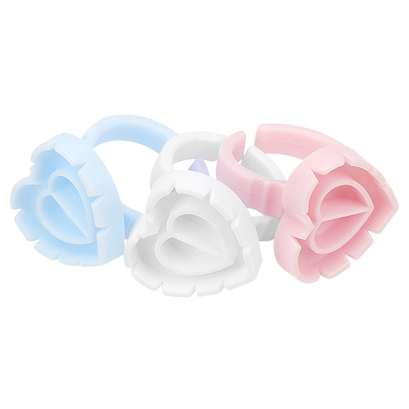 100Pcs Disposable Glue Ring Ho - Body Jewelry Tattoo 评论和价格