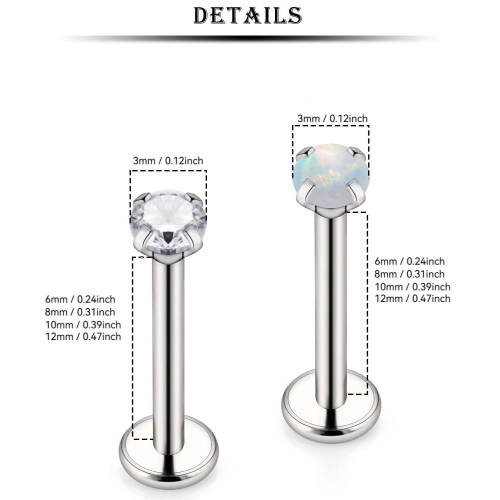 16G Stainless Steel Nose Rings - Body Jewelry For Sensitive Skin 评论和价格