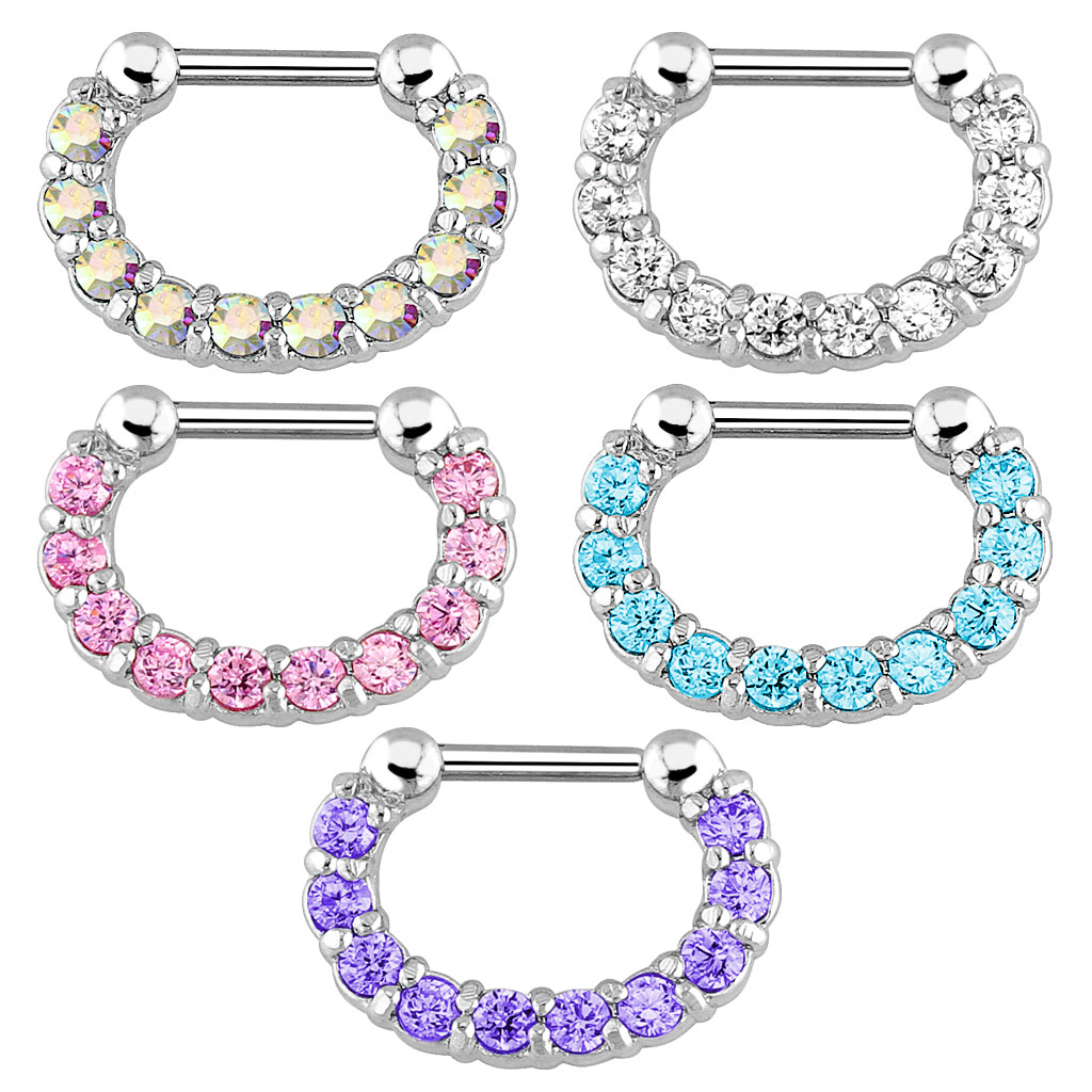 1pcs Hoop Clip On Nose Septum  - Body Jewelry Nose Ring 评论和价格