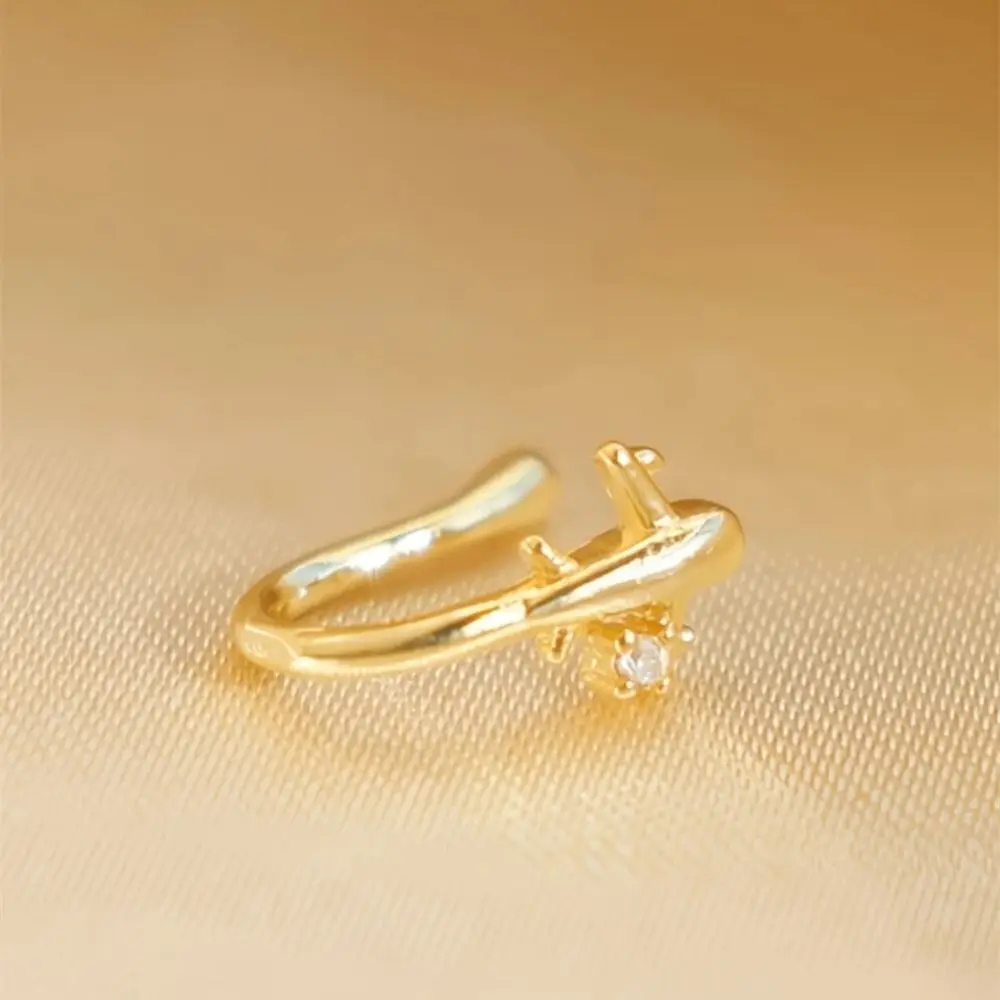 1PC Airplane Design No Piercin - Body Jewelry Nose Ring 评论和价格