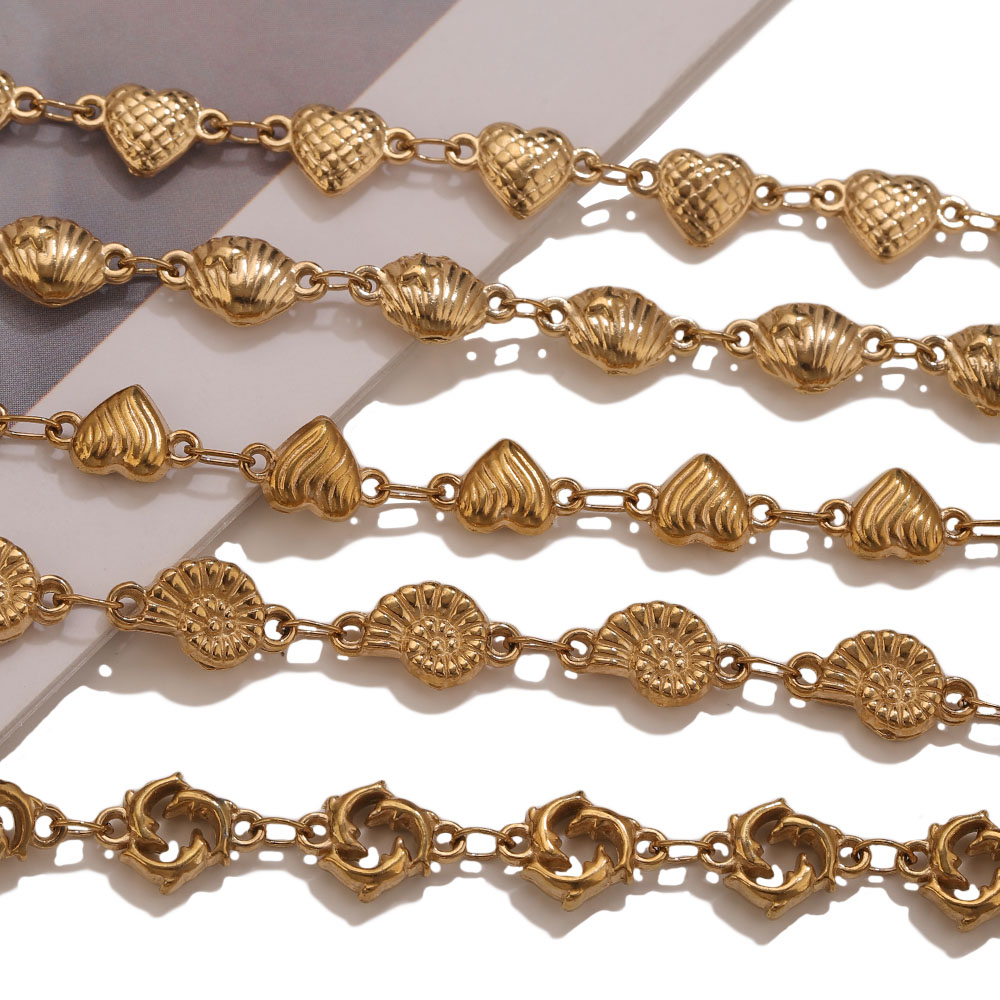 1M PVD Gold Stainless Steel He - Body Jewellery 评论和价格