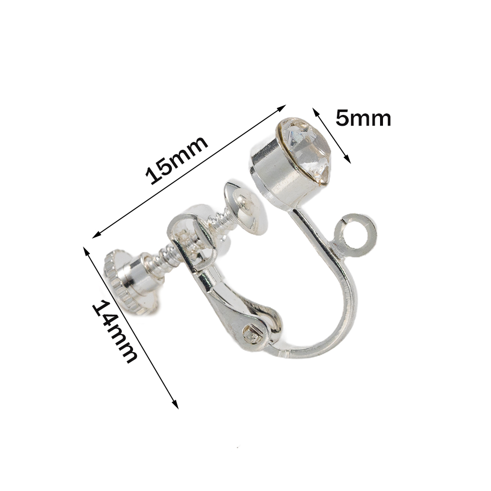 10pcs Brass Clip on Earring Co - Body Jewellery 评论和价格