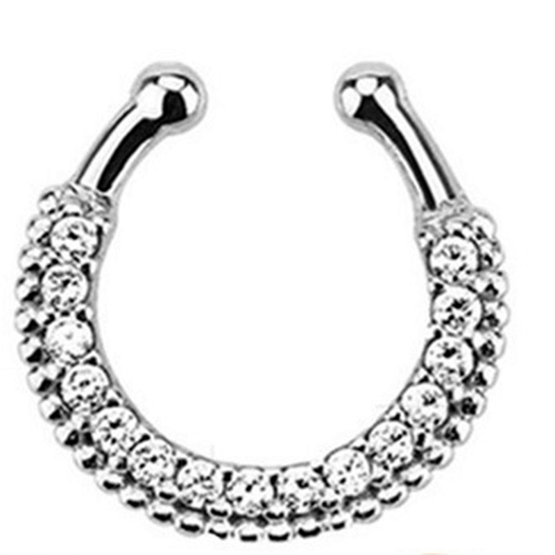 Indian Crystal Snag In The Nos - Body Jewelry Nose Ring 评论和价格