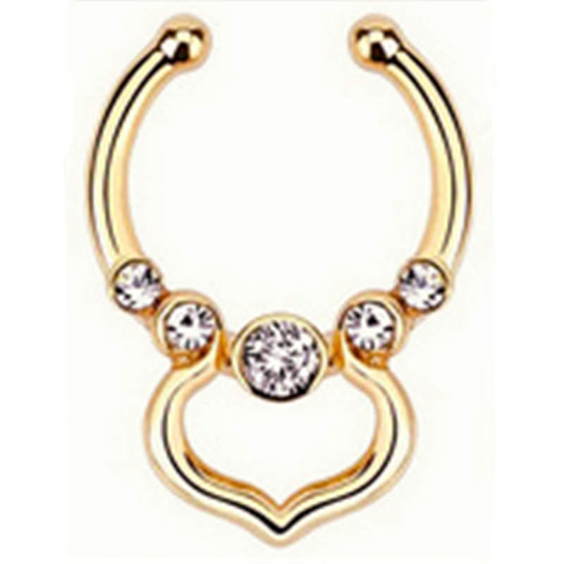 Indian Crystal Snag In The Nos - Body Jewelry Nose Ring 评论和价格