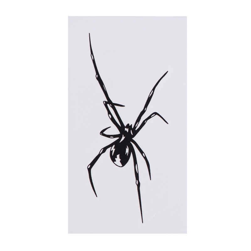 1 Sheet Spider Waterproof Temp - Body Jewelry Tattoo 评论和价格