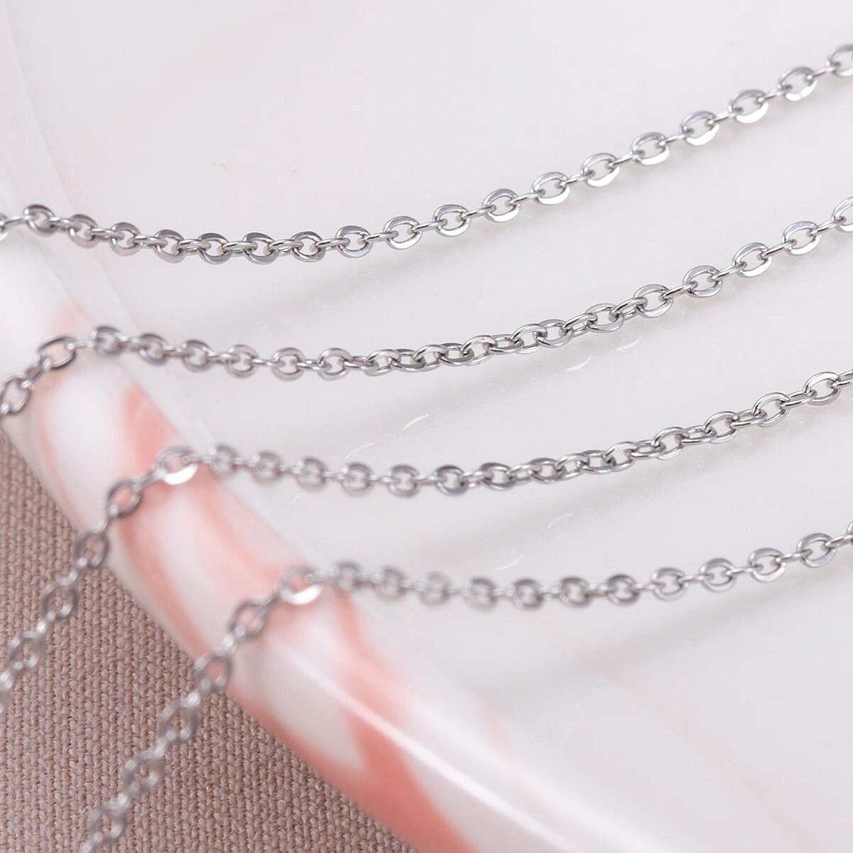 10Meters Stainless Steel O Sha - Body Jewellery 评论和价格