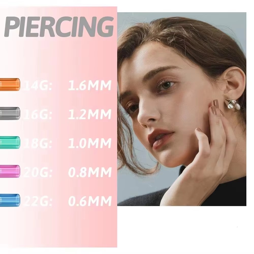 100/50/20/10pcs Piercing Needl - Body Jewelry Tattoo 评论和价格