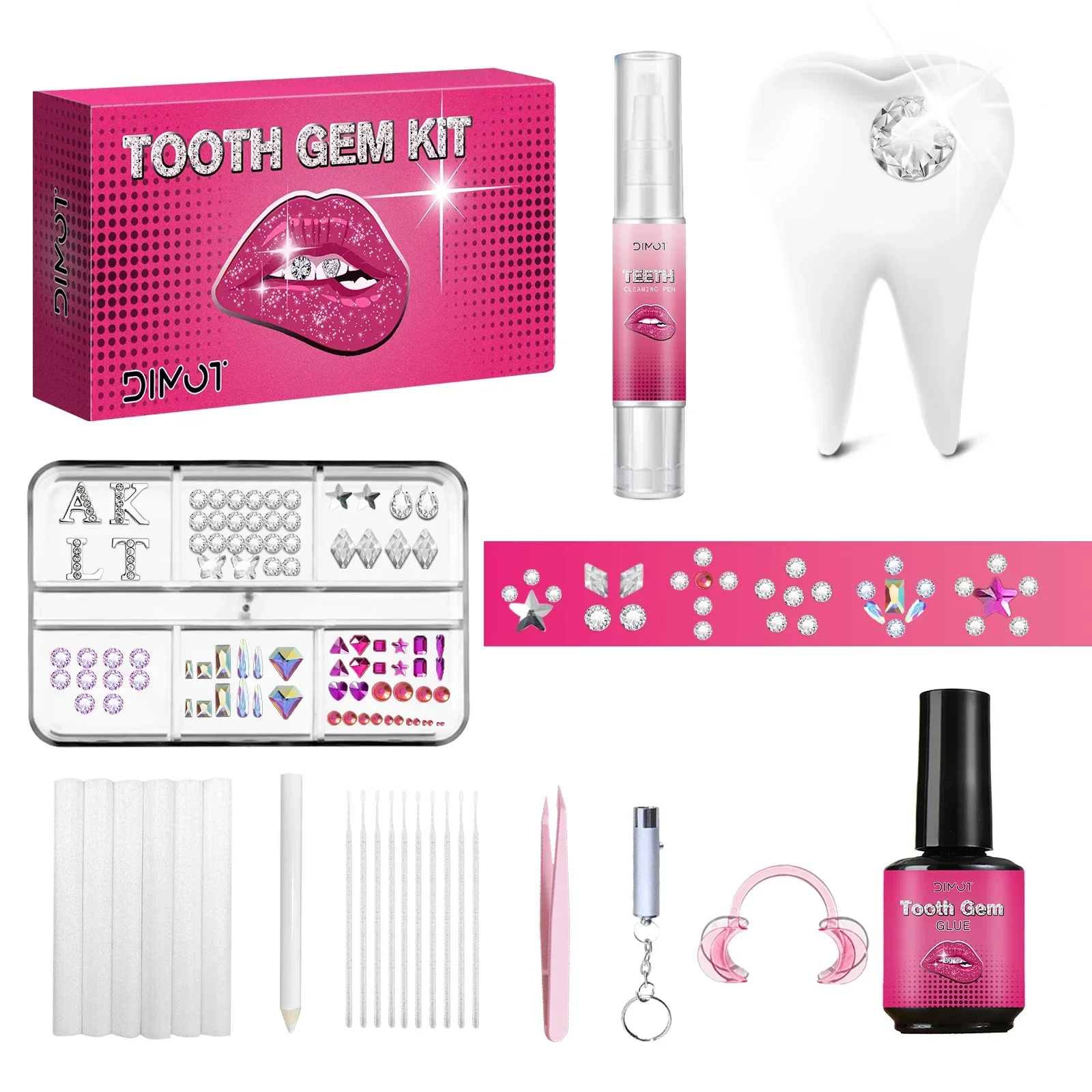 DIY Tooth Gem Kit with Crystal - Body Jewellery 评论和价格