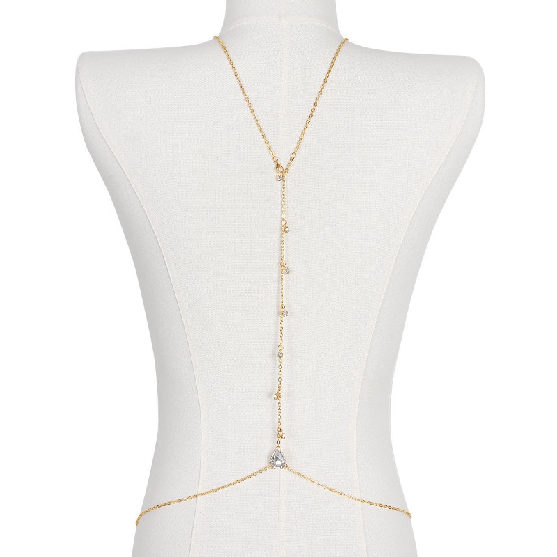 Bride Backless Rhinestone Wate - Body Jewelry Sale 评论和价格