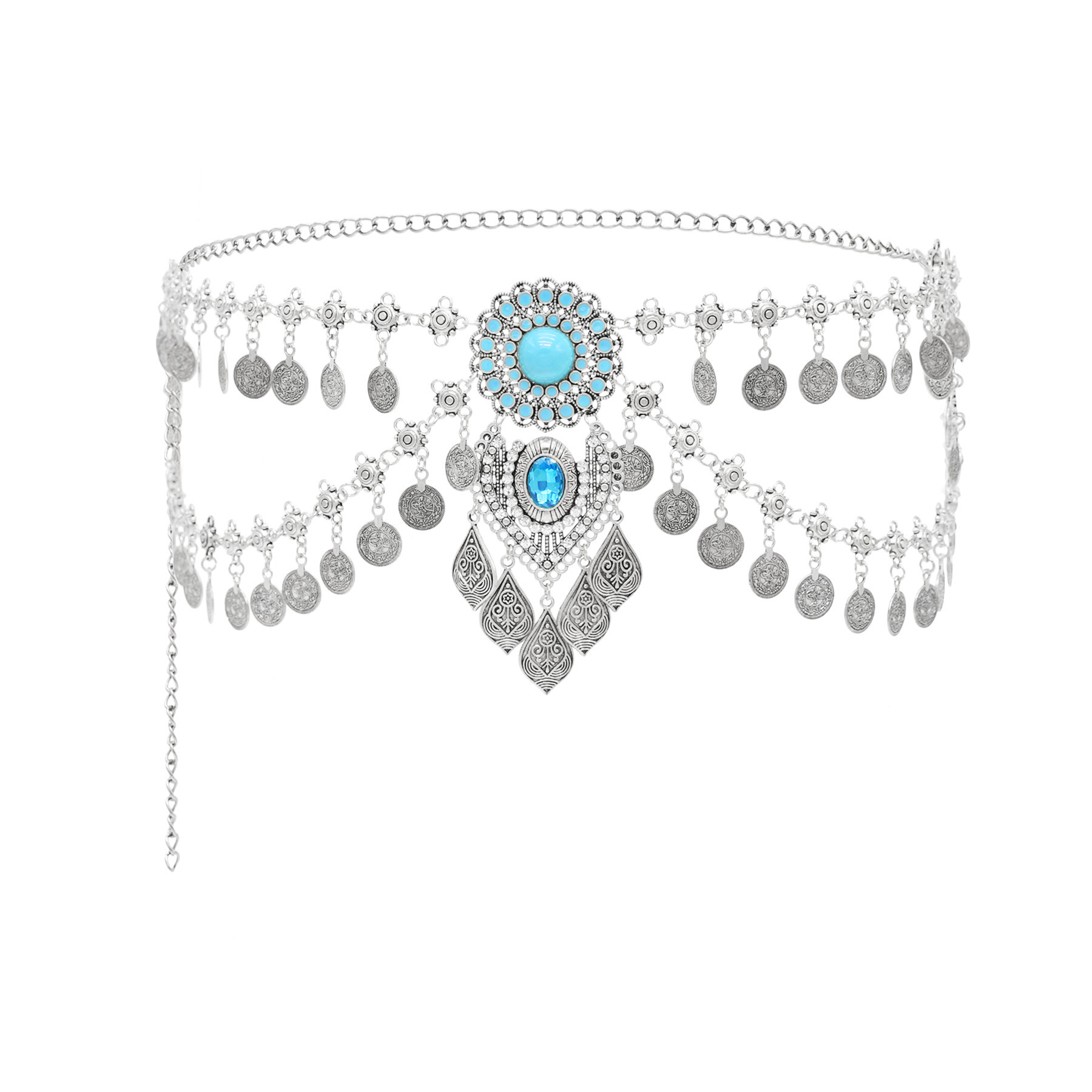 New Bohemian Coin Tassels Faux - Body Jewelry By The Chain Gang 评论和价格
