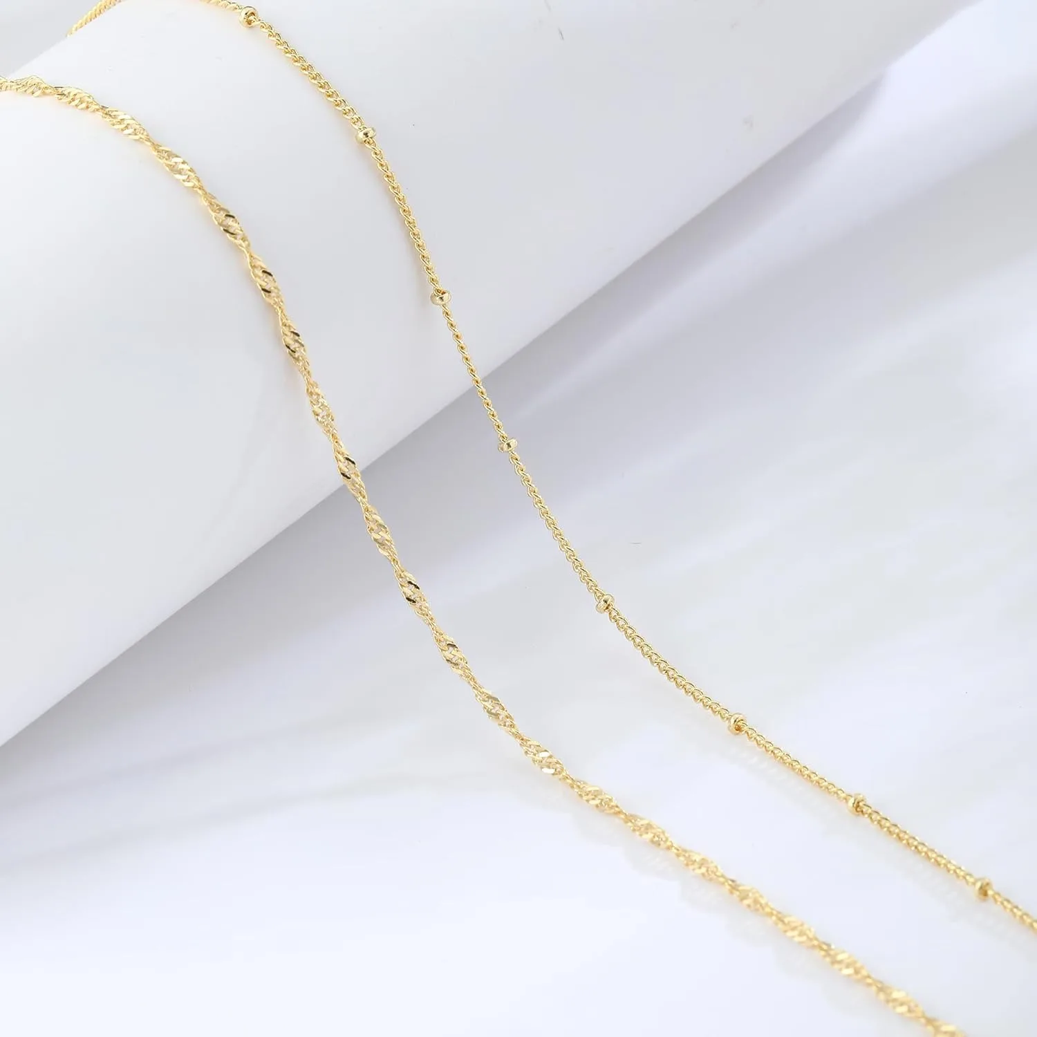 14k Gold Plated 26-33Inch Adju - Body Jewelry By The Chain Gang 评论和价格