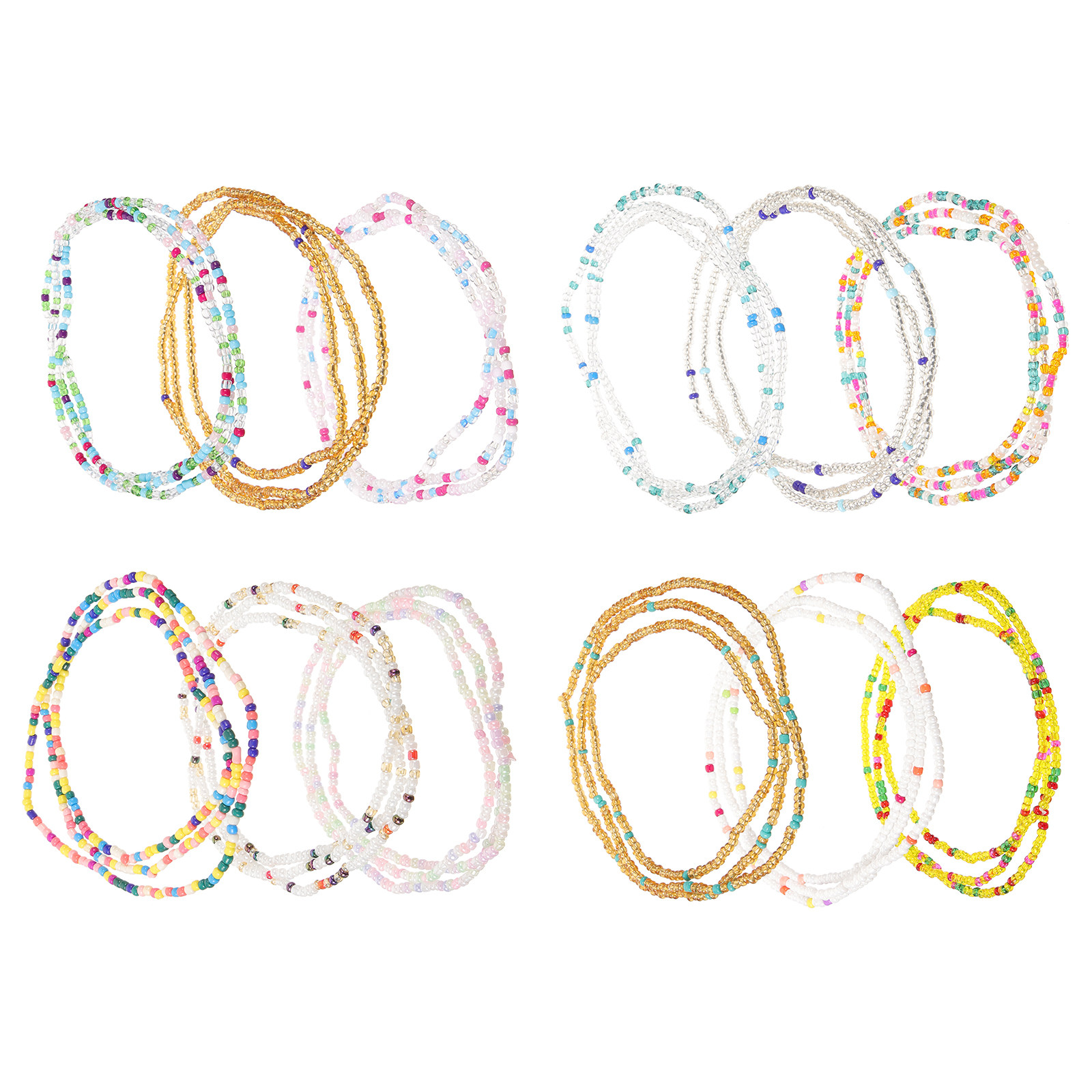 12Pcs Boho Beach Waist Chains  - Body Jewelry Plus 评论和价格
