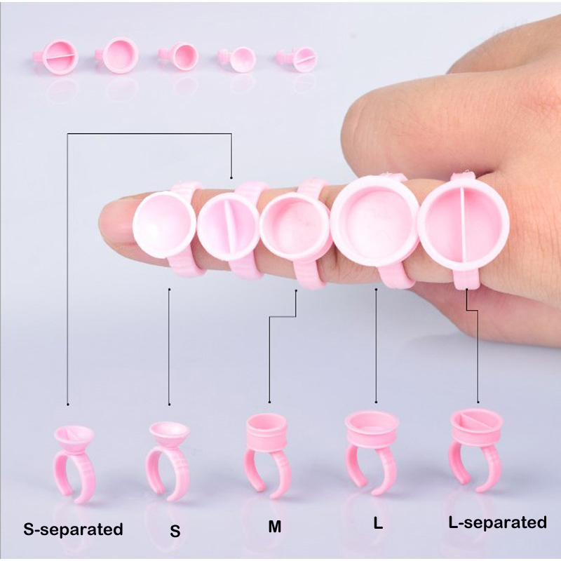 100pcs/bag Pink Pigment Caps R - Body Jewelry Tattoo 评论和价格