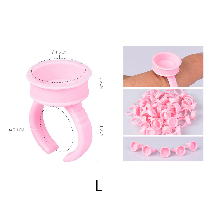 100pcs/bag Pink Pigment Caps R - Body Jewelry Tattoo 评论和价格
