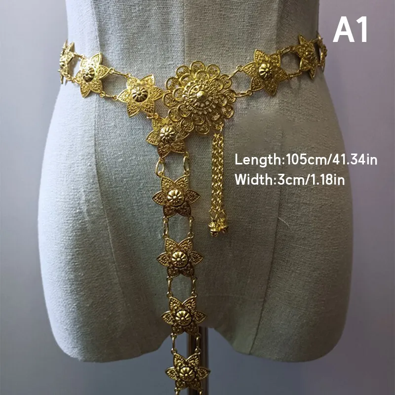 1PC Metal Thailand Waist Chain - Body Jewellery 评论和价格
