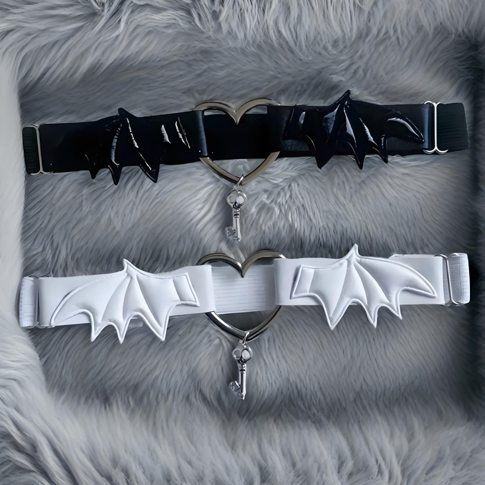 Gothic Harajuku Black Heart Wi - Body Jewellery 评论和价格