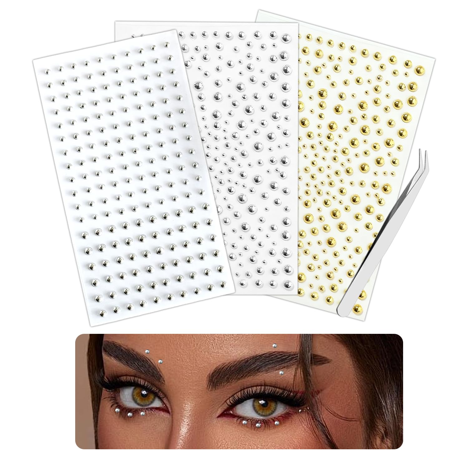 Face Body Ring Stickers Self A - Body Jewelry Nose Ring 评论和价格