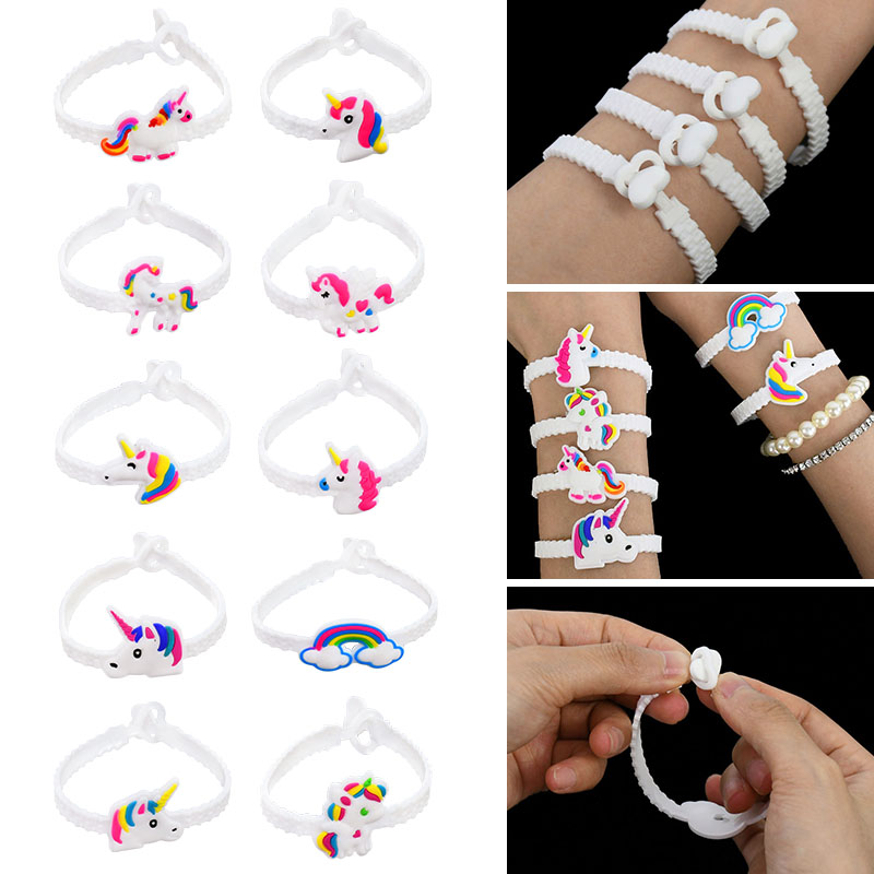 Unicorn Themed Toys Sets Rainb - Body Jewelry Tattoo 评论和价格